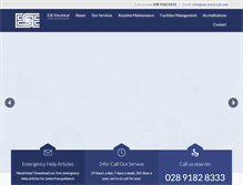 Tablet Screenshot of ese-electrical.com